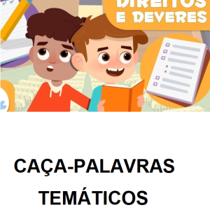 Caça-palavras Direitos e Deveres